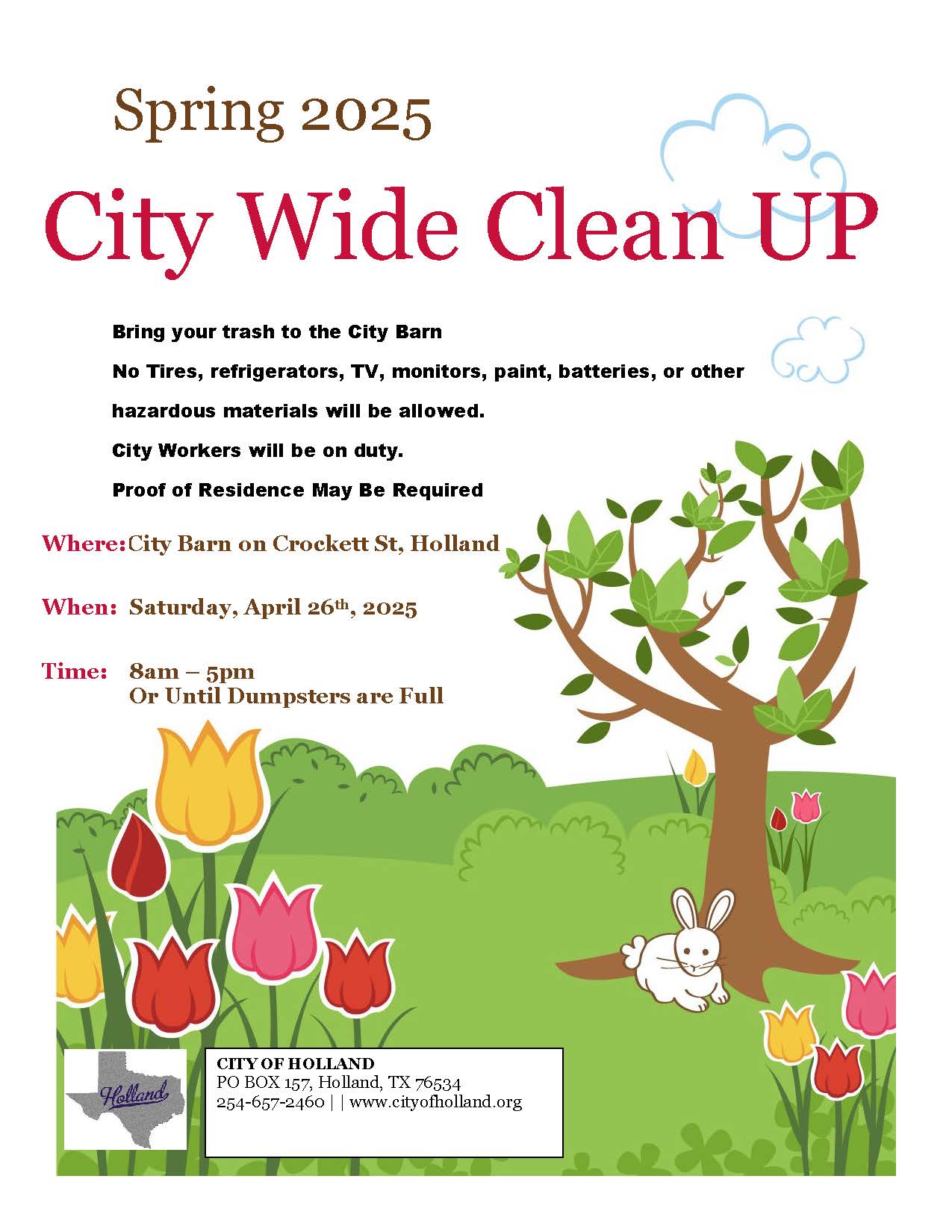 Spring Clean up day 2025-04-26